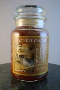 Yankee Candle Maple Rich Country Goodness Scented 22 oz Candle New Unburned - Picture 1 of 9