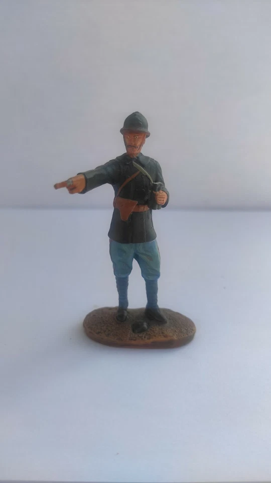 Figurine en plomb Canonnier de de l'artillerie spéciale de 1918 Atlas 1/32 - Photo 1/1