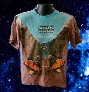 Vtg 90s Star Wars Tie Dye Movie Shirt ~ Youth sz Large - Picture 1 of 11