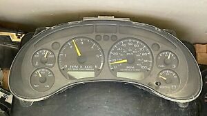 2000-2005 CHEVY S10 CLUSTER OEM 09374165 