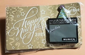 Hard Rock Cafe HRC Pin Happy New Year 2015 Munich München - ORIGINAL - Picture 1 of 1