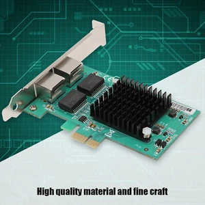 PCI-E 1X Gigabit Ethernet Server Computer Network Card For Intel 82575-S - Afbeelding 1 van 11