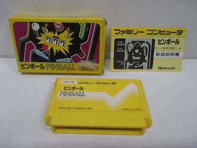 NES -- PINBALL -- Box. Famicom, JAPAN Game Nintendo. 10462 - Image 1 of 4
