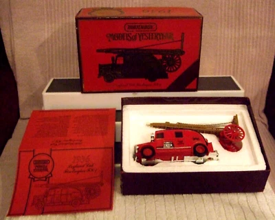 MATCHBOX YESTERYEAR (1936 LEYLAND (CUB) FIRE ENGINE) No YS-9/1989/BOXED NEW - Image 1 of 4