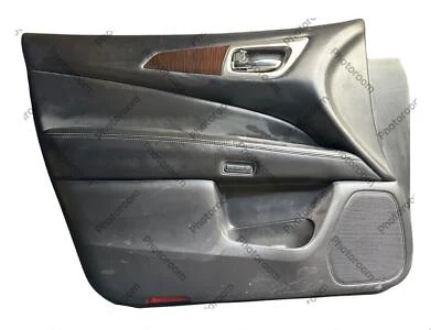 Nissan Pathfinder Platinum 3.5L Front LH Driver Door Trim Panel 2013 2014 15 16 Foto 1 de 4
