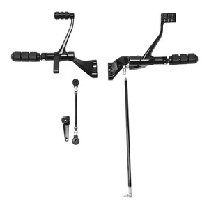 Forward Control FootPegs Levers Linkages Fit For Harley Sportster 883 1200 04-13 - Picture 1 of 10