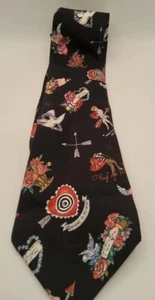 Valentine's Day Nicole Miller Tie Vintage 1995 Silk Cupid Valentine  - Picture 1 of 8