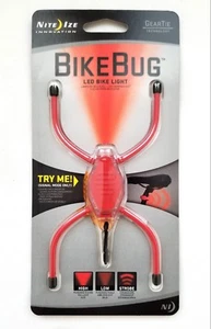 Nite Ize BikeBug Safety LED light White Red - Picture 1 of 11