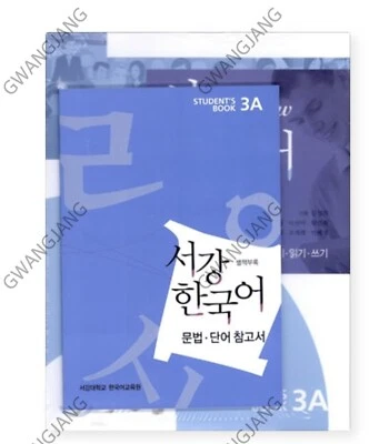 New Sogang Korean Student's Book 3A Textbook QR Guide Learn Kpop Fun Famous - Image 1 of 3