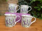 Set of 4 Lavender  Coffee Mug Set by Leonardo Collection Fine China