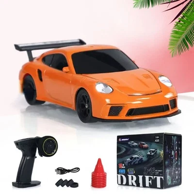 1:43 4WD Speed RTR RC Car 2.4G Mini Racing Drift Toy With Traffic Cones - Image 1 of 4