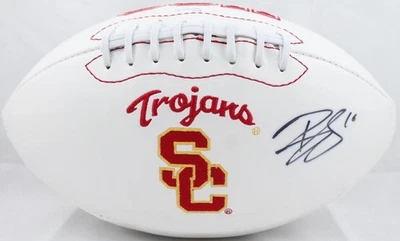 Brian Cushing Autographed USC Trojans Logo Football- JSA W Auth *Right - Image 1 of 4