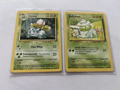 2x Pokémon Karte 30/102 + 44/102 Basis Set Englisch Base Set Vintage - Bild 1 von 4