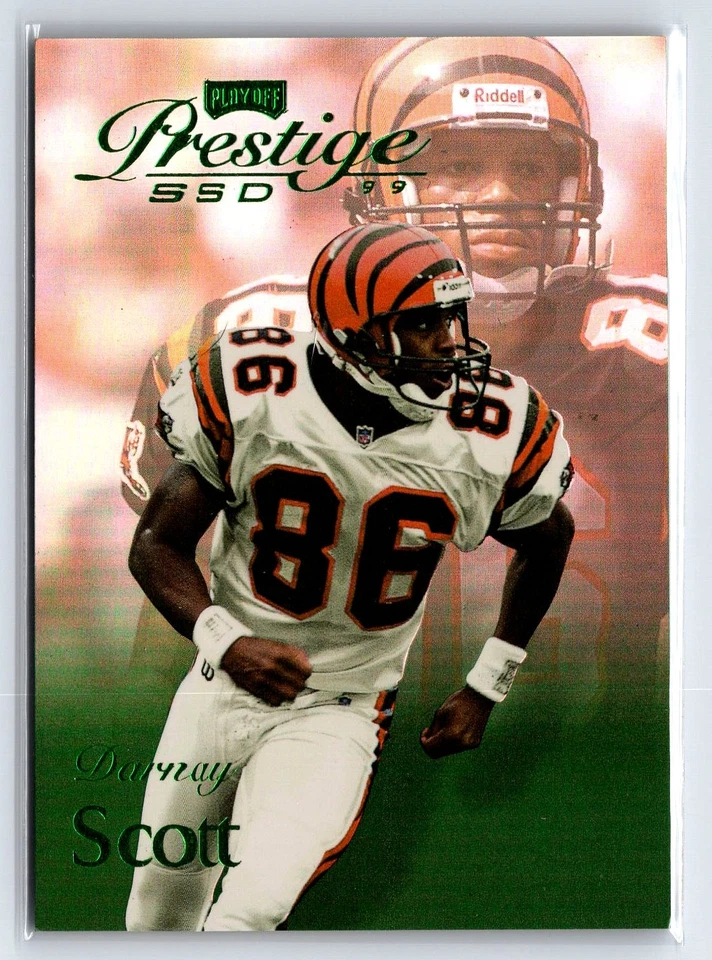 1999 Playoff Prestige SSD Spectrum Green #B027 Darnay Scott Bengals /500 - Image 1 of 2