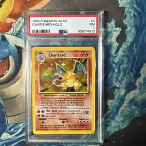 PSA 7 NM Near Mint Pokemon Card Holo Charizard Base Set 4/102 - Picture 1 of 2