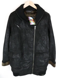 DESIGUAL Werewolf Women  Jacket 42 Black Single-Breasted Zipped Long Sleeve * - Picture 1 of 9