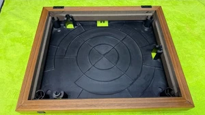 OEM Dual CS 505-2 & Others Turntable Enclosed Plinth Base German Wood See pics🔥 - Picture 1 of 19