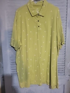 George Brand 3 Xl Mens Green Palm Tree Design Shirt - Picture 1 of 4