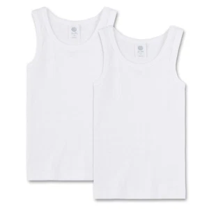 Sanetta Boys Undershirt 2 Pack - Sleeveless Shirt, Tank Top, Basic, Organic ... - Picture 1 of 1