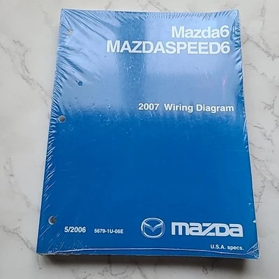 Mazda6 Mazdaspeed6 2007 diagrama de cableado ¡Nuevo sellado! Mazda 6 5/2006 5679-1U-06E  Foto 1 de 4
