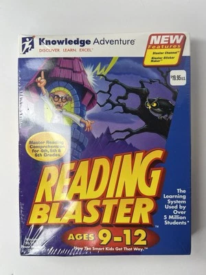 Reading Blaster Ages 9-12 - Windows 98/95/3.1 Power Macintosh - Cd ROM - New - Image 1 of 4