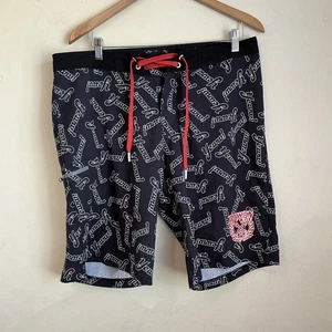 Dixxon Yeww Boardshorts Größe 34 Schwimmen Herren Live Fast - Bild 1 von 6