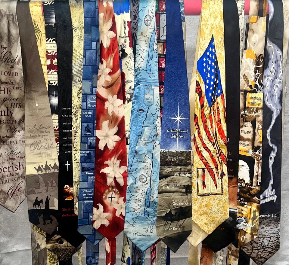 100% silk****eagles wings ties - Image 1 of 4