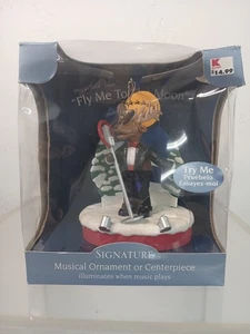 RUDOLPH SIGNATUR "FLY ME TO THE MOON" SIGNATUR MUSIKALISCHES ORNAMENT VON SANTA'S BEST - Bild 1 von 13