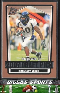Marshawn Lynch 2007 Topps Draft Picks & Prospects #133 RC Golden Bears - Foto 1 di 2