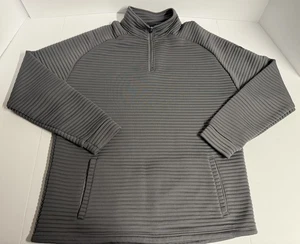 SPYDER Sweatshirt Herren XXL grau strukturiert Outdoor Sport Pullover Firmenlogo - Bild 1 von 13