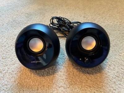 Creative Pebble V2 BLACK USB powered 2.0-Channel Desktop Speakers Volume Control - Image 1 of 3