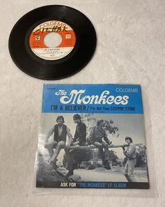 The Monkees (Im Not Your) Steppin’ Stone/Im A Believer (1966) 7” 45 sehr guter Zustand+ mit PS EX! - Bild 1 von 4