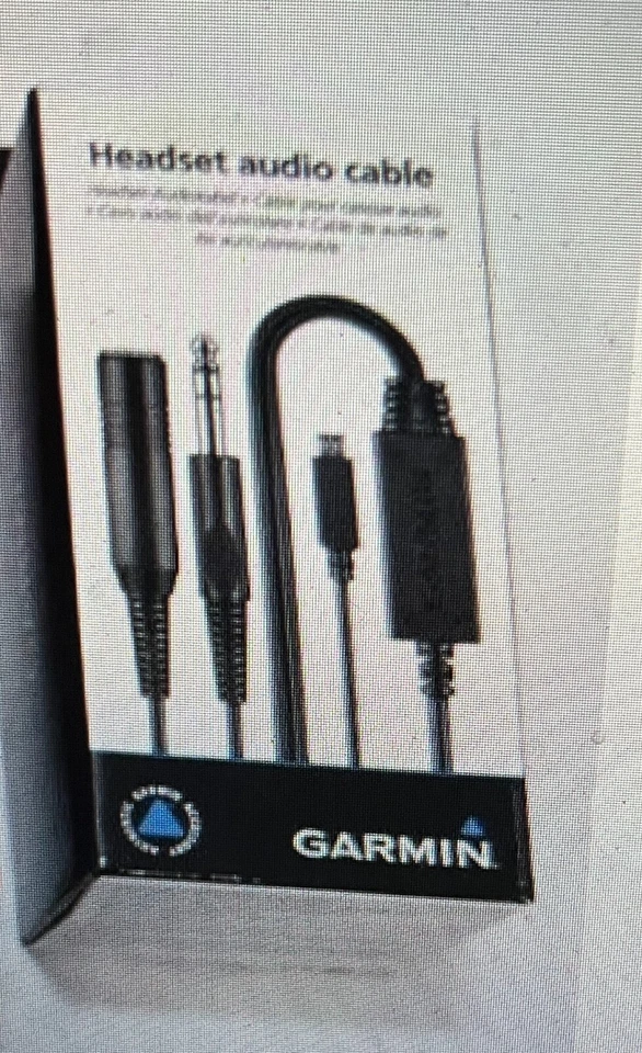 GARMIN VIRB ULTRA 30 IN-COCKPIT BUNDLE Intercom Audio Cable New - Image 1 of 1