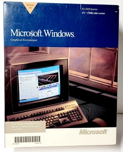 Microsoft Windows 3.0 3.5 Disks NOS Sealed - Picture 1 of 9