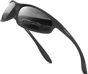 FAGUMA Polarized Sports Sunglasses For Men Cycling Driving Fishing 100% UV - Picture 1 of 6