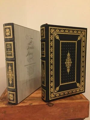 Wuthering Heights by Emily Bronte (Franklin Library - Oxford Great Book) leather Foto 1 de 4