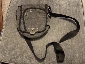 River Island Cross Body Bag Grey Wool Cotton And Polyester - Picture 1 of 8