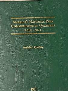 LITTLETON AMERICA'S NATIONAL PARK COMMEMORATIVE 56 QUARTI ALBUM LCF-39 - Foto 1 di 6