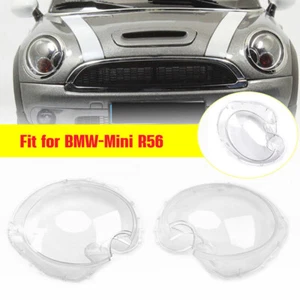 2 piezas cubierta de lente frontal derecho izquierdo para Mini Cooper R56 hatchback 2009-13 - Imagen 1 de 8