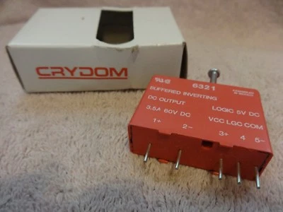 CRYDOM 6321 OUTPUT MODULE 3.5A 60V DC NEW - Image 1 of 4