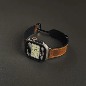 Cinturino in pelle chiusura magnetica per Apple Watch 10 9 8 7 SE 44/45/42/46/49mm Ultra 2 - Foto 1 di 33
