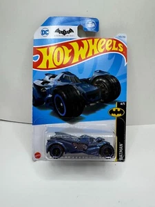 2024 Hot Wheels #149 Batman 4/5 BATMAN: ARKHAM KNIGHT BATMOBILE Blue w/Blk OROH6 - Picture 1 of 2