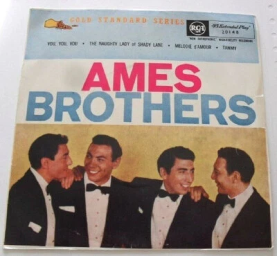Ames Brothers Ed Ames Import 1950s Pop Vocal Harmony 7" 45rpm Record Ep & PS. - Image 1 of 4