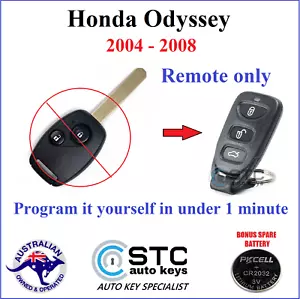 HONDA ODYSSEY COMPLETE REMOTE KEY LESS CENTRAL LOCKING 2004 2005 2006 2007 2008 - Picture 1 of 7