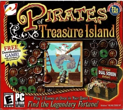 Pirates of Treasure Island PC Brand New XP Pirates Canon Treasures Crew Fights - Image 1 of 2