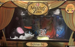 The Amazing Zhus Magician Pets The Great Zhu Wand Cards Black New - Picture 1 of 2
