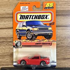 Matchbox 2000 #85 Chevy Corvette Red Worldwide Wheels 96381 Sports Car