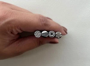 Vintage Iron Punch Stamp Jewelry Stamping Tool 4pcs - Picture 1 of 7