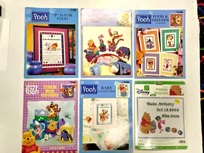 Leisure Arts Winnie The Pooh Cross Stitch Plastic Canvas Books & Kit - 6 pcs - Image 1 of 4