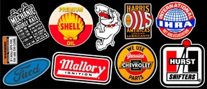 Motor Parts Vinyl Sticker Pack #3 - Picture 1 of 1